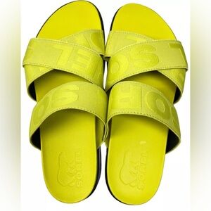 Sorel Yellow Sandals